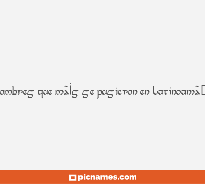 Algunos de los nombres que mÃ¡s se pusieron en LatinoamÃ©rica durante 2013